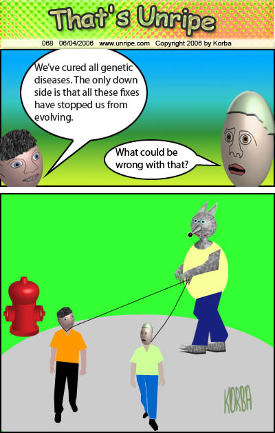 cartoon 68, stopping evolution